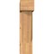 Ekena Millwork Traditional Block Smooth Bracket w/ Offset Brace, Western Red Cedar, 7 1/2"W x 22"D x 30"H BKT0806X22X30TRA05SWR - alternate 2